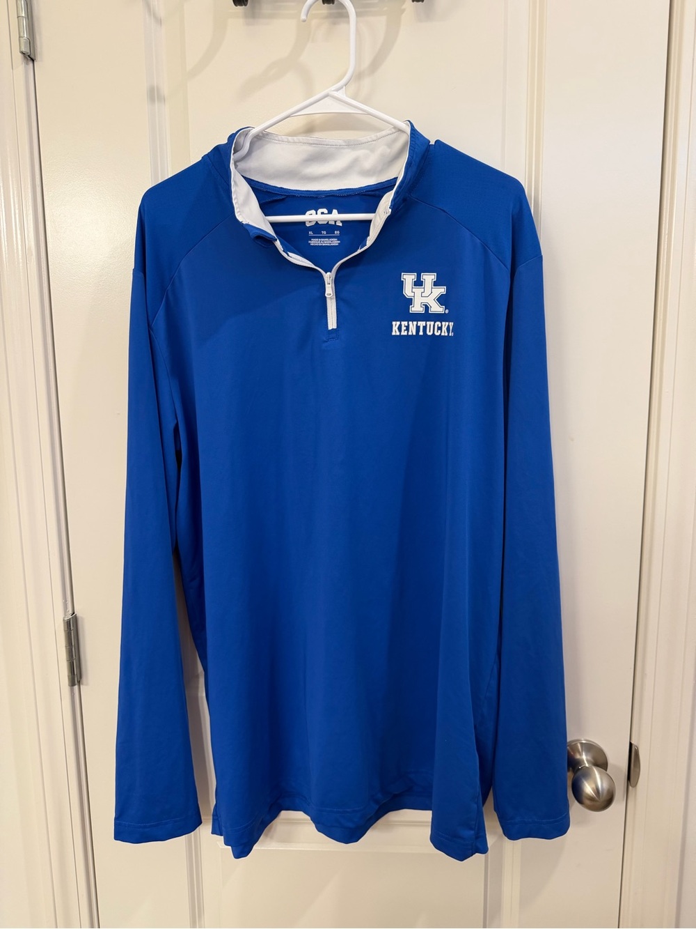 UK Kentucky Blue Lightweight Quarter-Zip Shirt Jacket